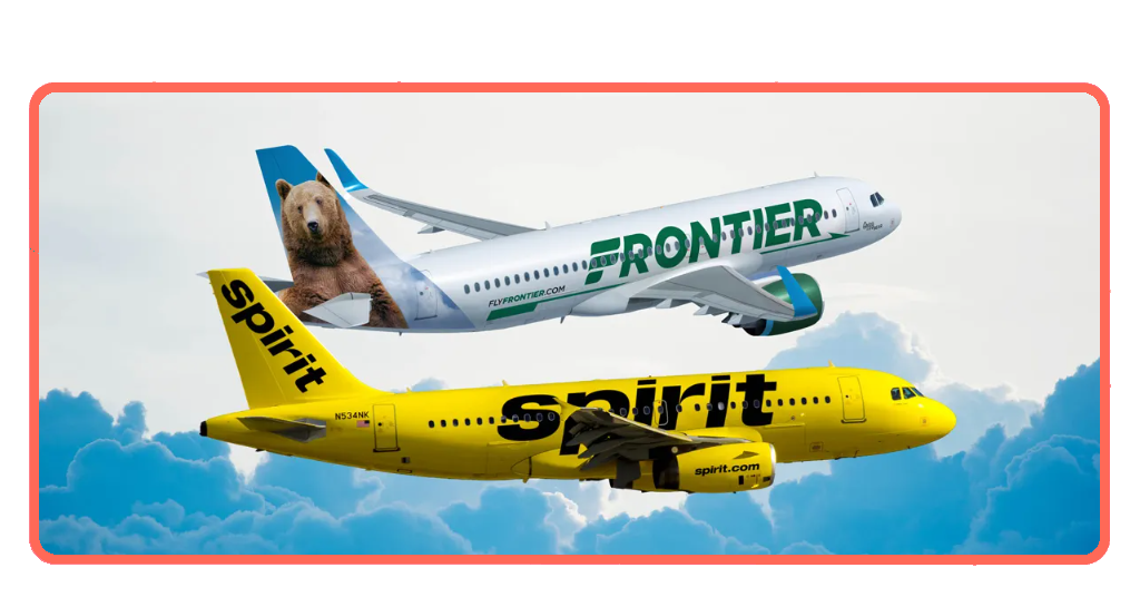 Spirit and Frontier airlines comparison