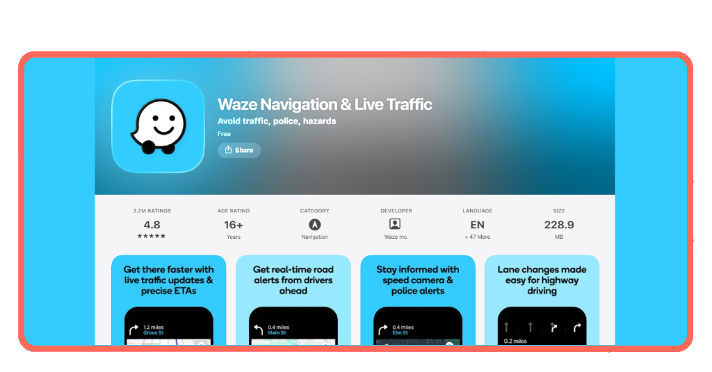 Waze app open on a smartphone connected to hotel Wi-Fi before driving to a World Cup venue