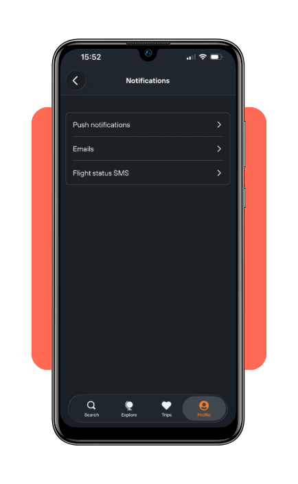 KAYAK app price alerts for flights to Machu Picchu